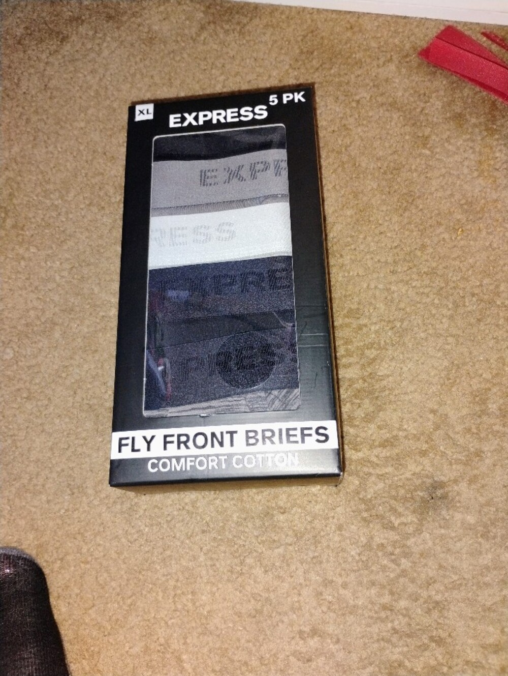 Brand New Express  Comfort Cotton Fly Front Briefs  XL 5-Pack in Men's